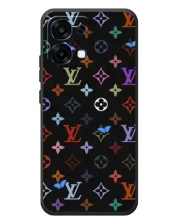 Чехол для OPPO A6 Pro с картинкой «Цветная монограмма LV»