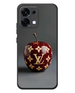 Чехол для OPPO A6 Pro с картинкой «Красное яблоко LV»