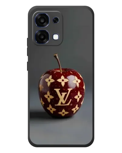 Чехол для OPPO A6 Pro с картинкой «Красное яблоко LV»