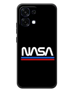 Чехол для OPPO A6 Pro с картинкой «NASA — классика Red Blue»
