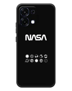 Чехол для OPPO A6 Pro с картинкой «NASA — технический принт» Чехол для OPPO A6 Pro с картинкой «NASA — технический принт»