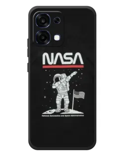 Чехол для OPPO A6 Pro с картинкой «NASA — шагаем по Луне» Чехол для OPPO A6 Pro с картинкой «NASA — шагаем по Луне»
