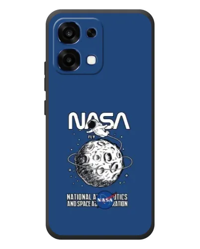 Чехол для OPPO A6 Pro с картинкой «NASA — лунная миссия»