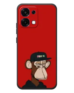 Чехол для OPPO A6 Pro с картинкой «Bored Ape — красный фон»