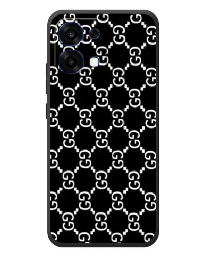 Чехол для OPPO A6 Pro с картинкой «Gucci — сетчатый паттерн»