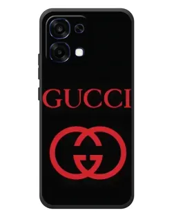 Чехол для OPPO A6 Pro с картинкой «Gucci — красный логотип»
