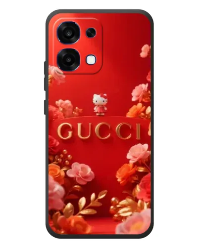 Чехол для OPPO A6 Pro с картинкой «Gucci — золотой сад»