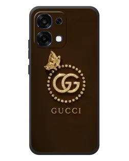 Чехол для OPPO A6 Pro с картинкой «Gucci — золотая бабочка»