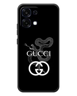 Чехол для OPPO A6 Pro с картинкой «Gucci — серебряная змея»
