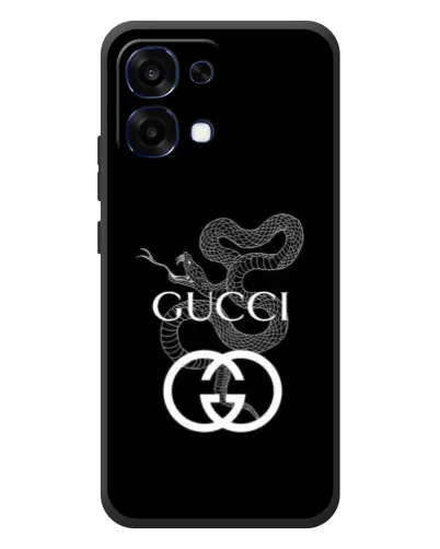Чехол для OPPO A6 Pro с картинкой «Gucci — серебряная змея»