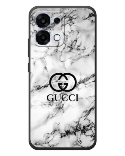Чехол для OPPO A6 Pro с картинкой «Gucci — мраморный шик»