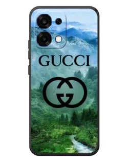 Чехол для OPPO A6 Pro с картинкой «Gucci — горный пейзаж»