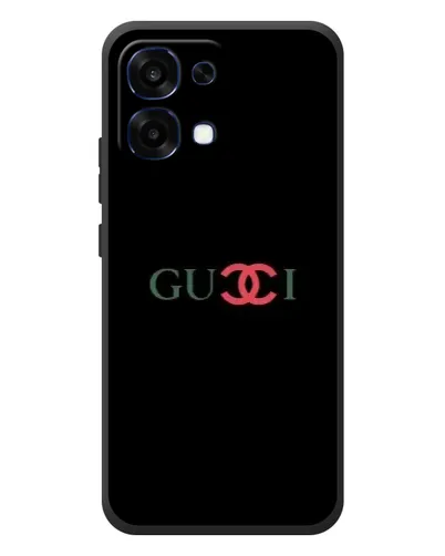 Чехол для OPPO A6 Pro с картинкой «Gucci — красный градиент»