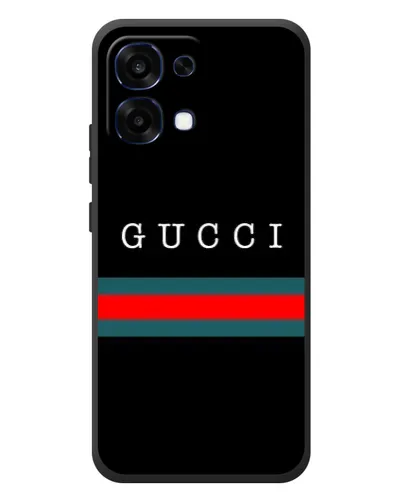 Чехол для OPPO A6 Pro с картинкой «Gucci — красный пояс»