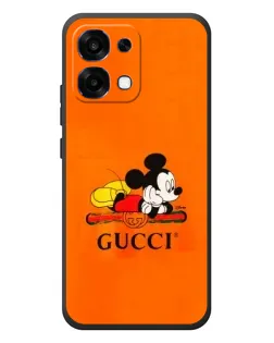 Чехол для OPPO A6 Pro с картинкой «Микки Маус Gucci — оранж» Чехол для OPPO A6 Pro с картинкой «Микки Маус Gucci — оранж»