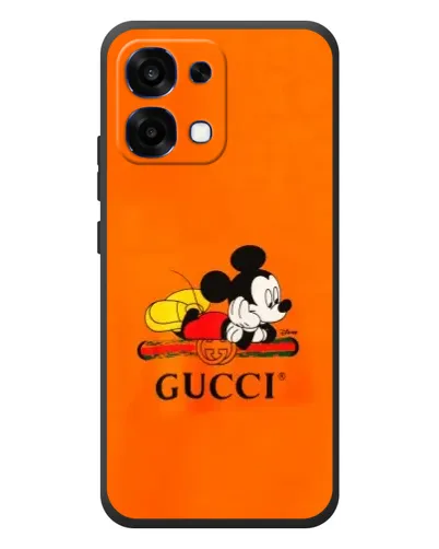 Чехол для OPPO A6 Pro с картинкой «Микки Маус Gucci — оранж» Чехол для OPPO A6 Pro с картинкой «Микки Маус Gucci — оранж»