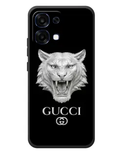 Чехол для OPPO A6 Pro с картинкой «Gucci — серебряный лев» Чехол для OPPO A6 Pro с картинкой «Gucci — серебряный лев»