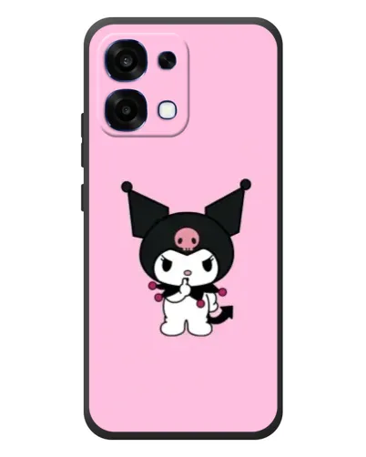 Чехол для OPPO A6 Pro с картинкой «Kuromi — розовая нежность» Чехол для OPPO A6 Pro с картинкой «Kuromi — розовая нежность»