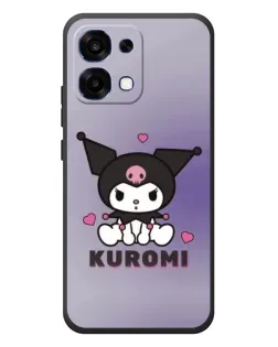 Чехол для OPPO A6 Pro с картинкой «Kuromi — фиолетовый арт»