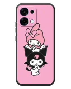 Чехол для OPPO A6 Pro с картинкой «My Melody и Kuromi»