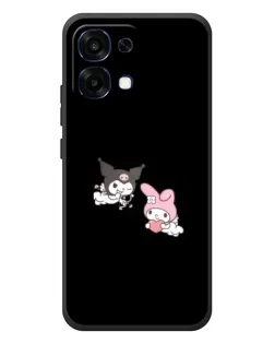 Чехол для OPPO A6 Pro с картинкой «My Melody и Kuromi»