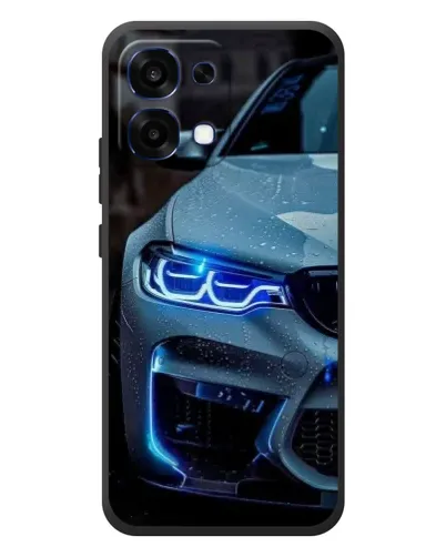 Чехол для OPPO A6 Pro с картинкой «Взгляд BMW с синими фарами» Чехол для OPPO A6 Pro с картинкой «Взгляд BMW с синими фарами»