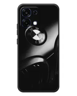 Чехол для OPPO A6 Pro с картинкой «Эмблема BMW — макро»