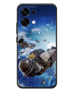 Чохол для OPPO A6 Pro з картинкою «Десант PUBG — стрибок»