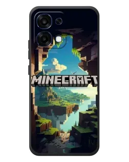 Чехол для OPPO A6 Pro с картинкой «Пещера Майнкрафт» Чехол для OPPO A6 Pro с картинкой «Пещера Майнкрафт»
