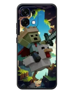 Чехол для OPPO A6 Pro с картинкой «Стив и гусь» Чехол для OPPO A6 Pro с картинкой «Стив и гусь»