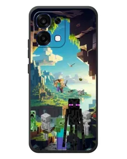 Чехол для OPPO A6 Pro с картинкой «Эндермен в лесу» Чехол для OPPO A6 Pro с картинкой «Эндермен в лесу»