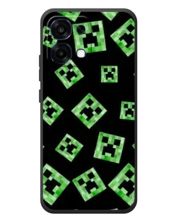 Чехол для OPPO A6 Pro с картинкой «Паттерн с криперами» Чехол для OPPO A6 Pro с картинкой «Паттерн с криперами»