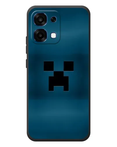 Чехол для OPPO A6 Pro с картинкой «Крипер текстура»