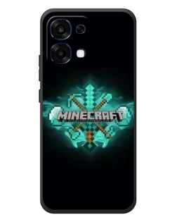 Чехол для OPPO A6 Pro с картинкой «Minecraft Diamond лого» Чехол для OPPO A6 Pro с картинкой «Minecraft Diamond лого»