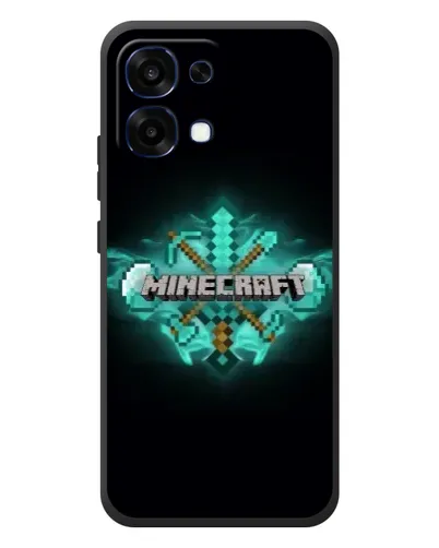 Чехол для OPPO A6 Pro с картинкой «Minecraft Diamond лого»