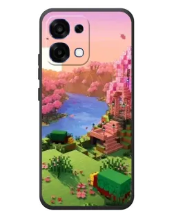 Чехол для OPPO A6 Pro с картинкой «Розовое дерево Minecraft» Чехол для OPPO A6 Pro с картинкой «Розовое дерево Minecraft»