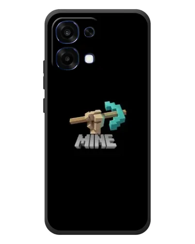 Чехол для OPPO A6 Pro с картинкой «Алмазная кирка»