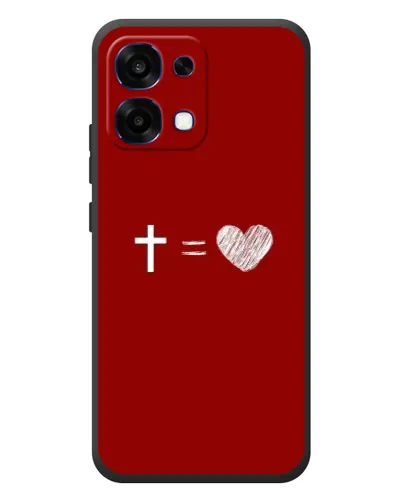 Чехол для OPPO A6 Pro с картинкой «Уравнение любви» Чехол для OPPO A6 Pro с картинкой «Уравнение любви»