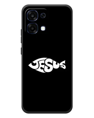 Чехол для OPPO A6 Pro с картинкой «Рыба Jesus» Чехол для OPPO A6 Pro с картинкой «Рыба Jesus»