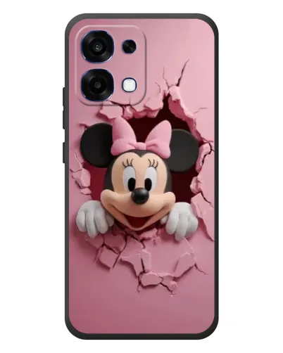 Чехол для OPPO A6 Pro с картинкой «Минни сквозь стену»