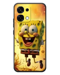 Чехол для OPPO A6 Pro с картинкой «Губка Боб прыгает» Чехол для OPPO A6 Pro с картинкой «Губка Боб прыгает»