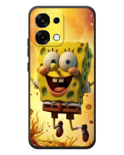 Чехол для OPPO A6 Pro с картинкой «Губка Боб прыгает»