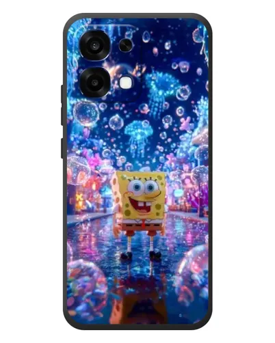Чехол для OPPO A6 Pro с картинкой «Неоновый океан»