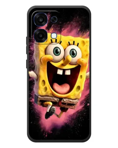 Чехол для OPPO A6 Pro с картинкой «Взрывной Спанч Боб»