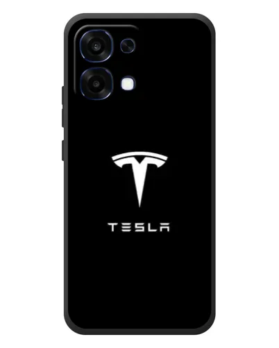 Чехол для OPPO A6 Pro с картинкой «Tesla White Logo» Чехол для OPPO A6 Pro с картинкой «Tesla White Logo»