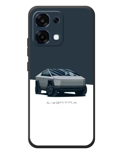 Чехол для OPPO A6 Pro с картинкой «Серебристый Cybertruck Tesla» Чехол для OPPO A6 Pro с картинкой «Серебристый Cybertruck Tesla»