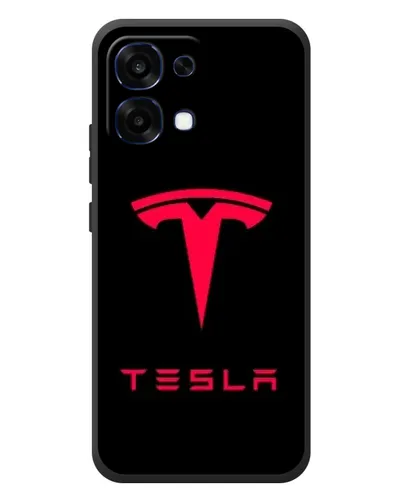 Чехол для OPPO A6 Pro с картинкой «Tesla Red Logo» Чехол для OPPO A6 Pro с картинкой «Tesla Red Logo»