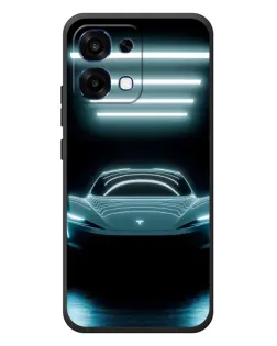 Чохол для OPPO A6 Pro з картинкою «Tesla в неоні» Чохол для OPPO A6 Pro з картинкою «Tesla в неоні»