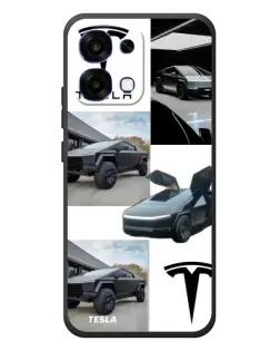 Чохол для OPPO A6 Pro з картинкою «Колаж Cybertruck Tesla» Чохол для OPPO A6 Pro з картинкою «Колаж Cybertruck Tesla»