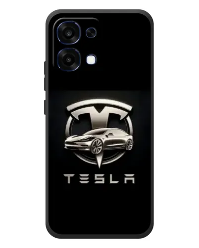Чехол для OPPO A6 Pro с картинкой «Tesla — серебристое авто» Чехол для OPPO A6 Pro с картинкой «Tesla — серебристое авто»